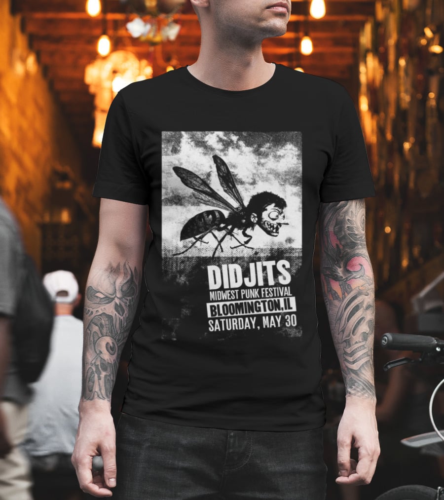 Didjits Midwest Punk Festival Bloomington IL Saturday May 30 T-Shirt