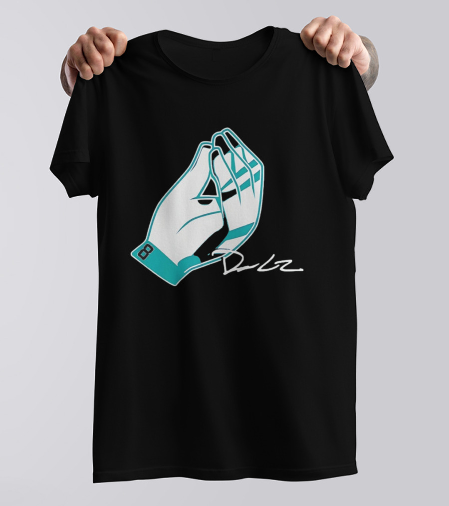 Dominic Canzone Seattle Mariners Che Vuoi Hand Gesture 8 Signature T-Shirt