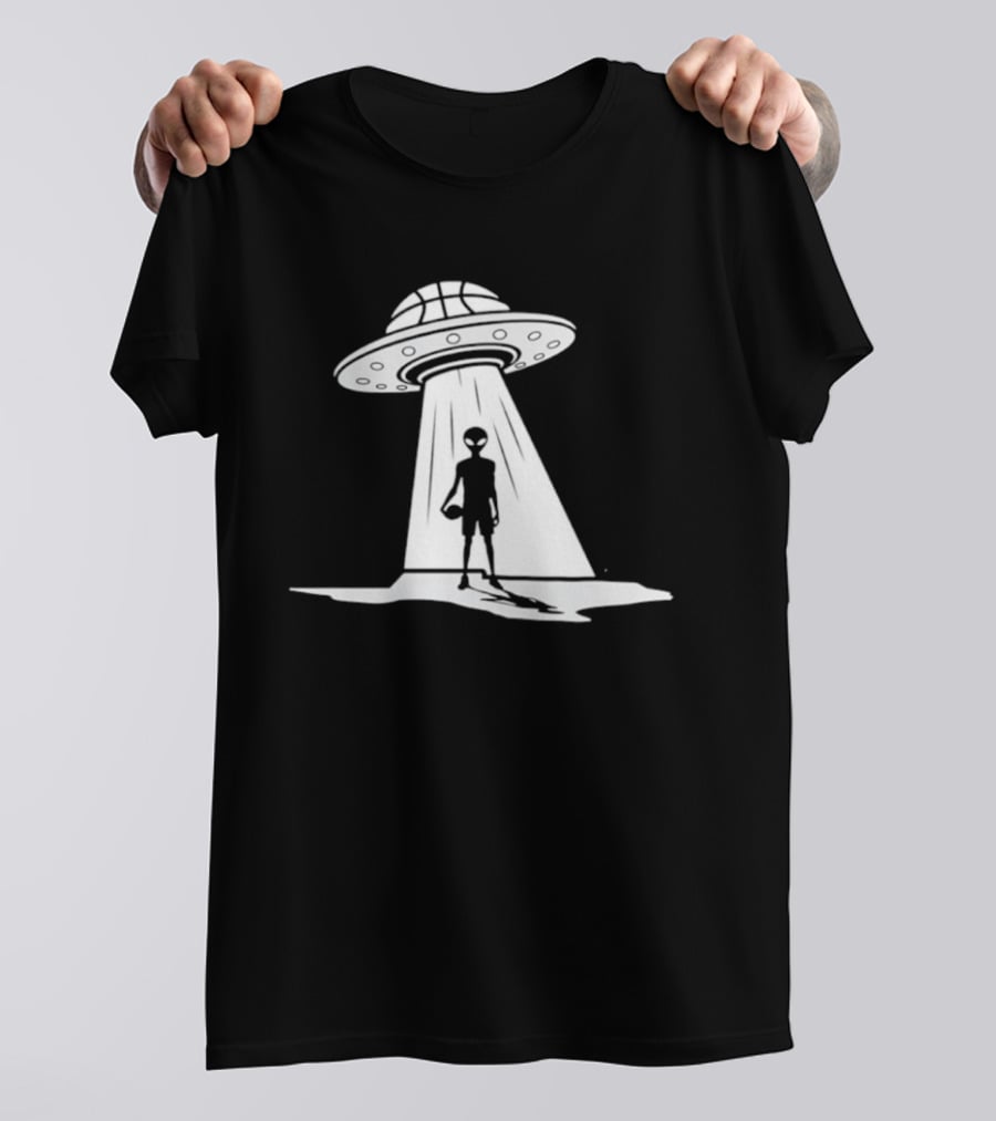 Victor Wembanyama Spurs UFO Alien Encounter T-Shirt