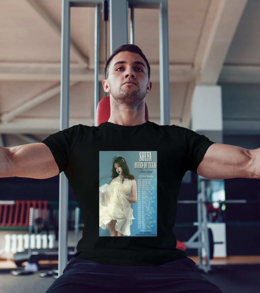 Solya Queen Of Texas Tour 2026 With Special Guest Tele Novella T-Shirt