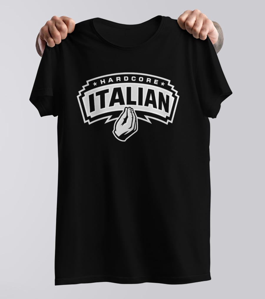 Hardcore Italian Hand Gesture San Antonio Spurs T-Shirt