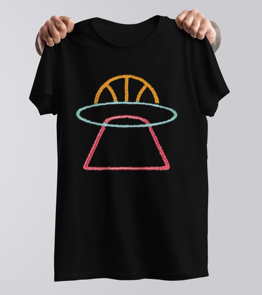 UFO Alien Basketball San Antonio Spurs Texas NBA 2026 Wemby T-Shirt