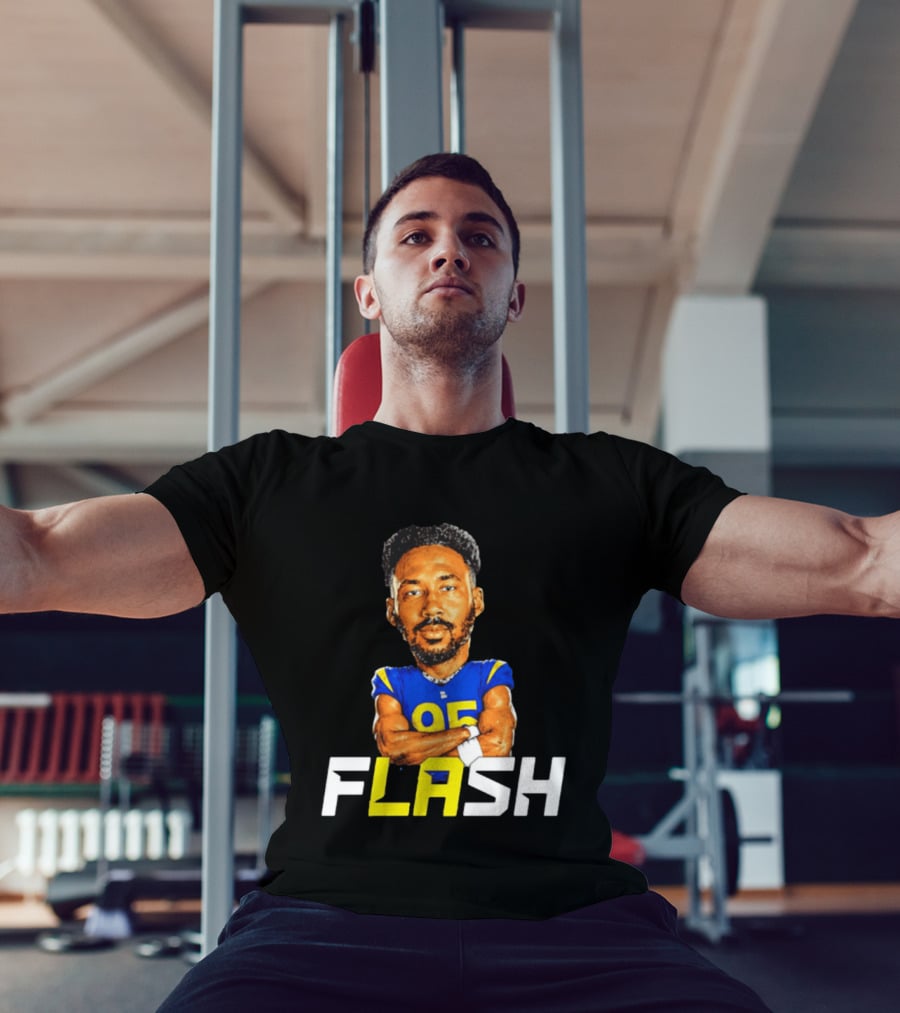 Los Angeles Rams Flash 95 Poona Ford T-Shirt