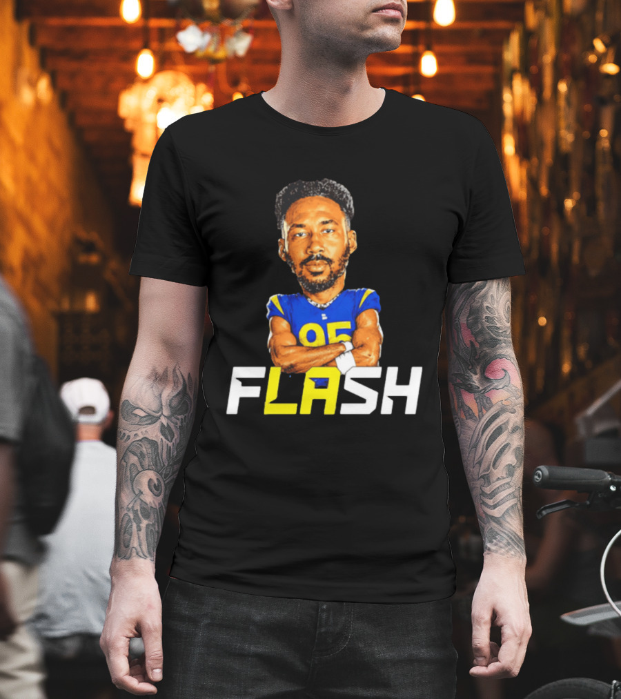 Los Angeles Rams Flash 95 Poona Ford T-Shirt