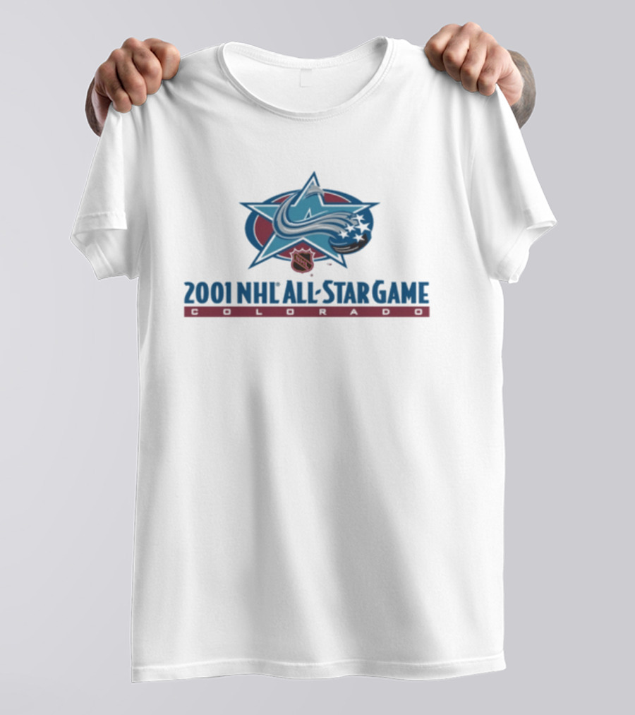 2001 NHL All Star Game Colorado Avalanche T-Shirt