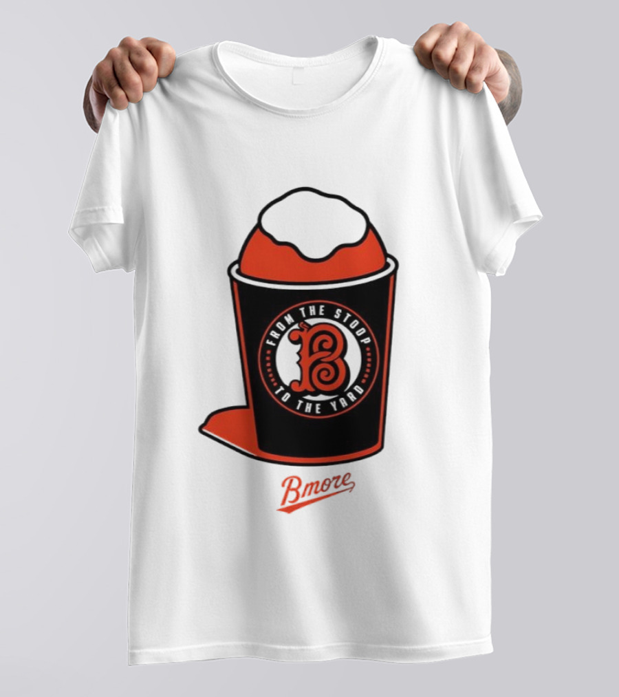 Baltimore Orioles From The Stoop To The Yard Bmore SnoCone T-Shirt