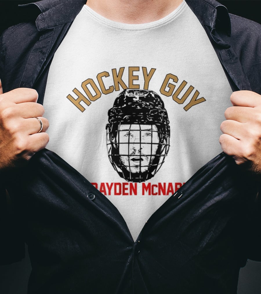 Brayden McNabb Vegas Golden Knights Hockey Guy Helmet T-Shirt