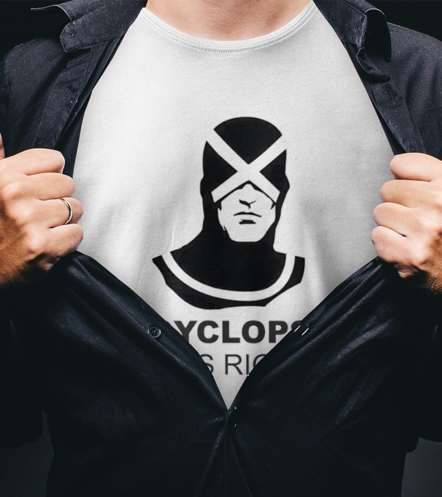 Cyclops Was Right X Men Marvel Comics T-Shirt