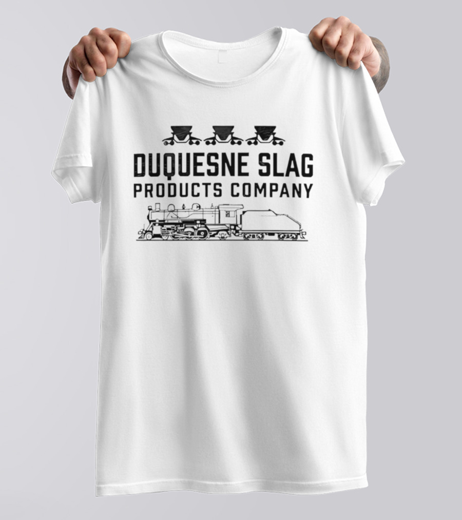 Duquesne Slag Products Company Vintage Train Industrial Heritage T-Shirt