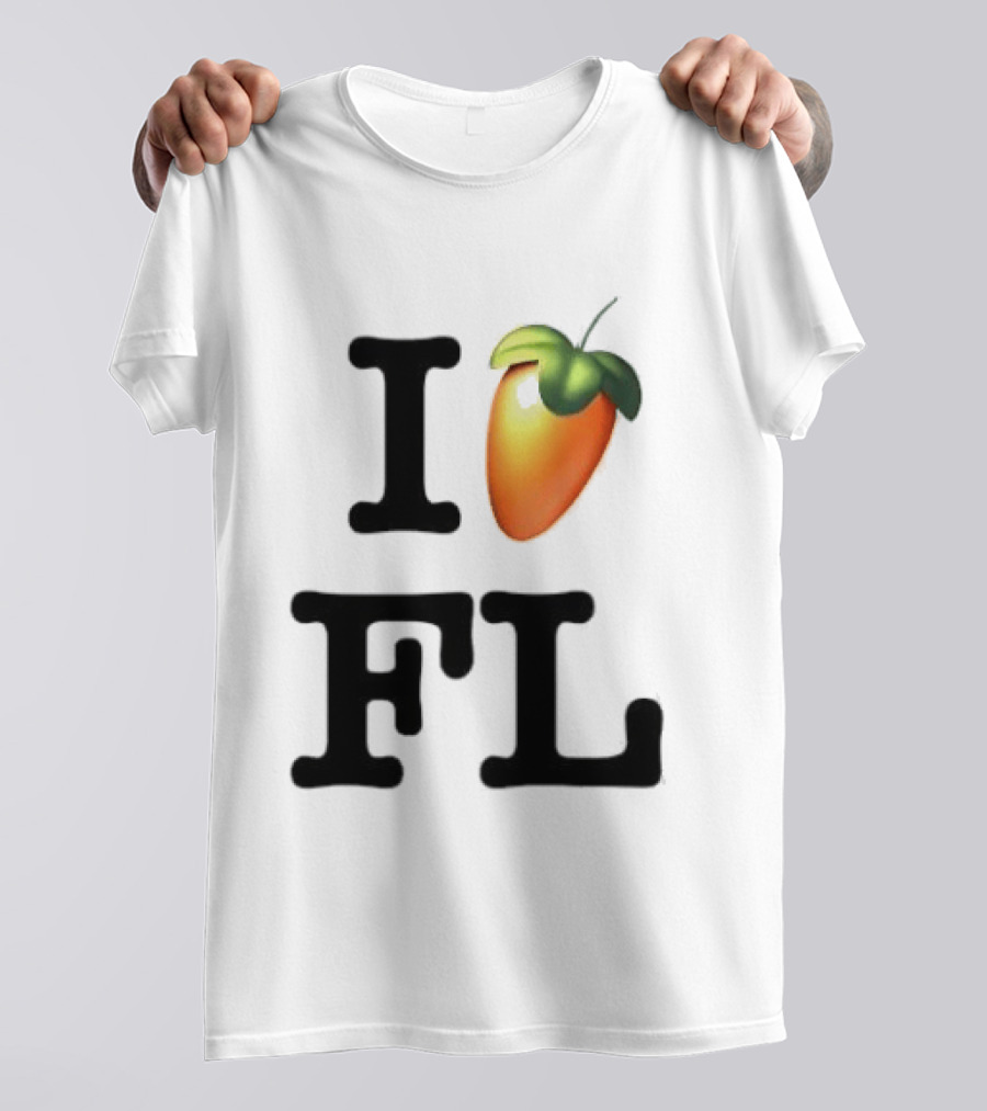FL Studio I Love FL Logo Fruit T-Shirt