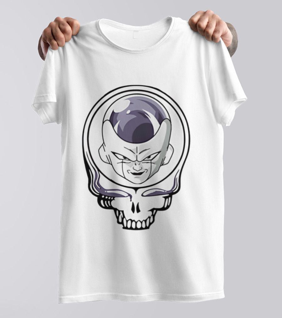 Frieza And Grateful Dead Skull Crossover Fusion T-Shirt