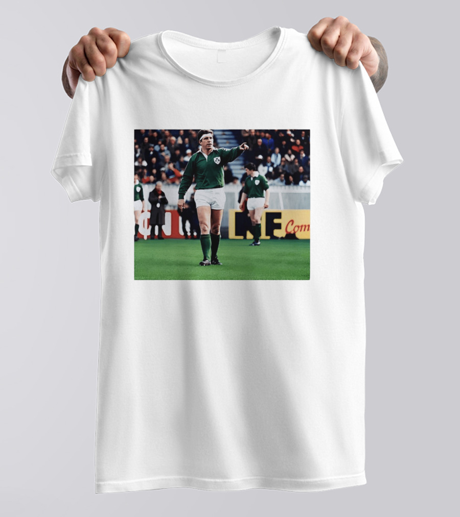 Irish Rugby Mourns Fergus Slattery Former Ireland Captain And Lions Flanker T-Shirt