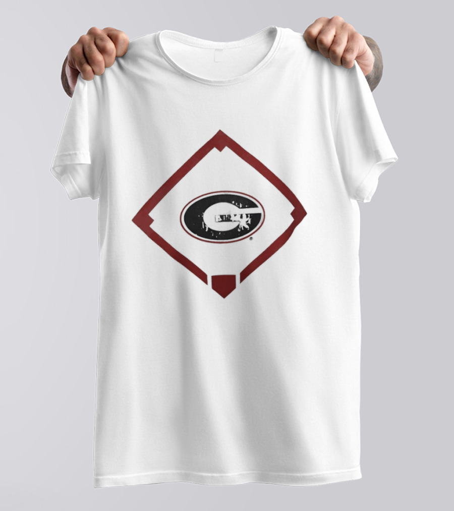 Georgia Bulldogs Baseball Diamond T-Shirt
