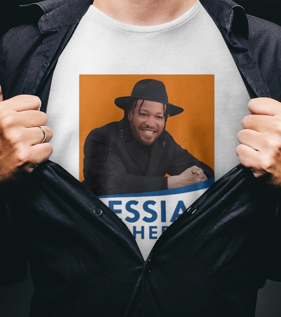 Jalen Brunson Nissim Black New York Knicks Messiah Is Here T-Shirt