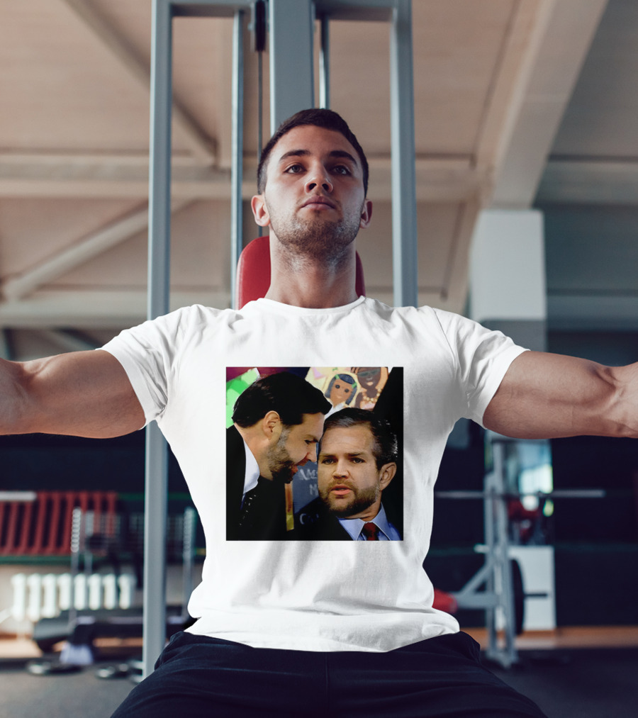 JD Vance And Jerry Falwell Jr Whispering In The American T-Shirt