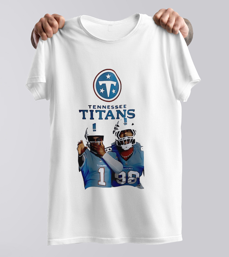 Tennessee Titans Step Brothers Kyler Murray Jeffery Simmons T-Shirt