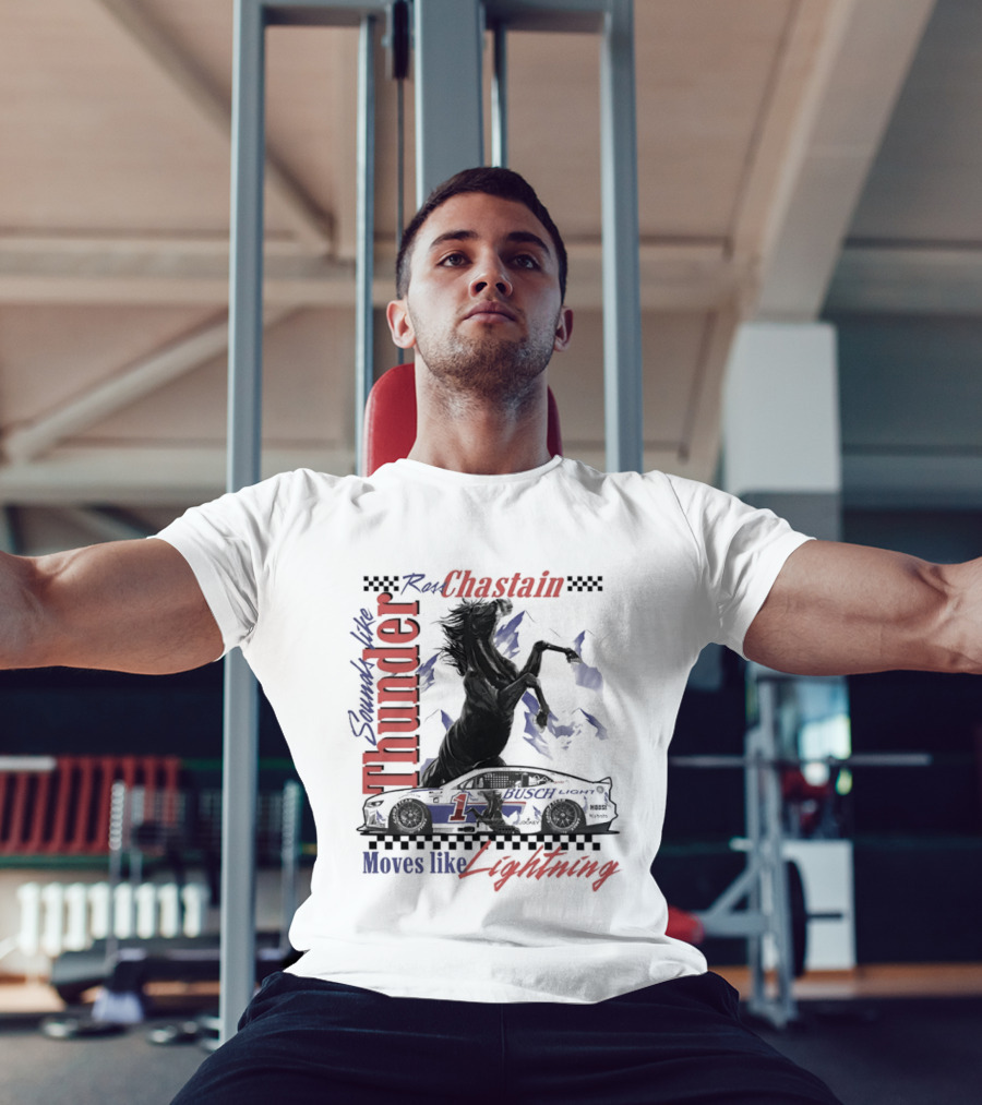 Ross Chastain Thunder Lightning Trackhouse Racing NASCAR T-Shirt