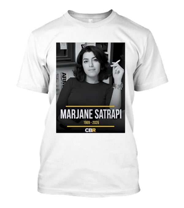 Marjane Satrapi 1969 2026 CBR Memorial T-Shirt