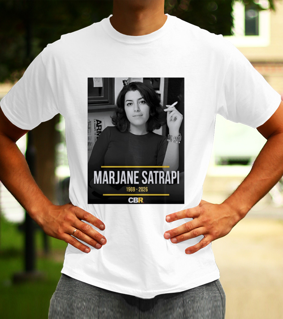 Marjane Satrapi 1969 2026 CBR Memorial T-Shirt