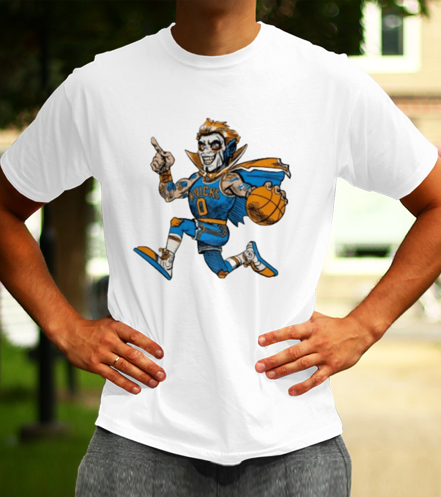 New York Knicks Danhausen Basketball Player T-Shirt