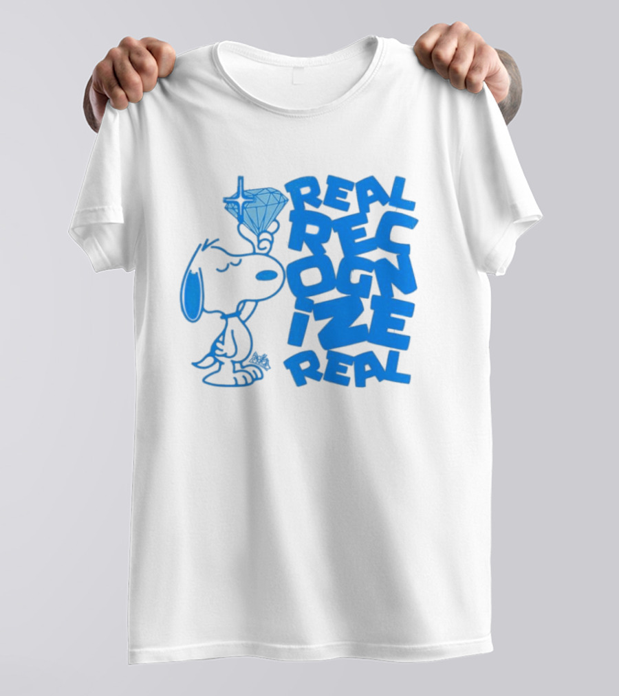 Snoopy Peanuts Real Recognize Real Diamond T-Shirt