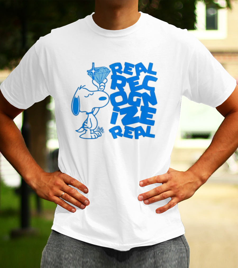 Snoopy Peanuts Real Recognize Real Diamond T-Shirt