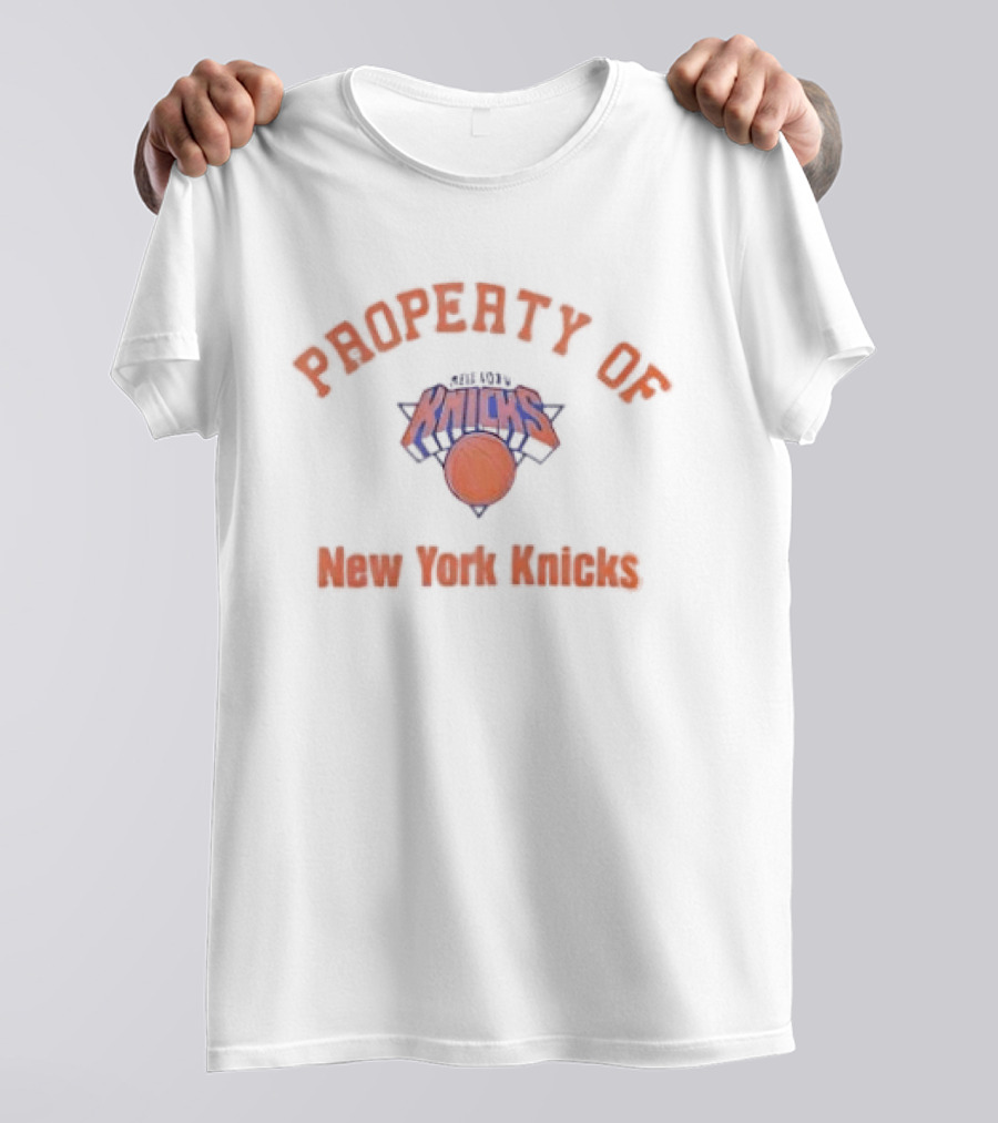 Property Of New York Knicks NBA Team Knicks Basketball T-Shirt
