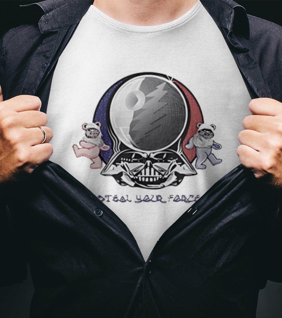 Steal Your Face Grateful Dead Dancing Bears Darth Vader T-Shirt