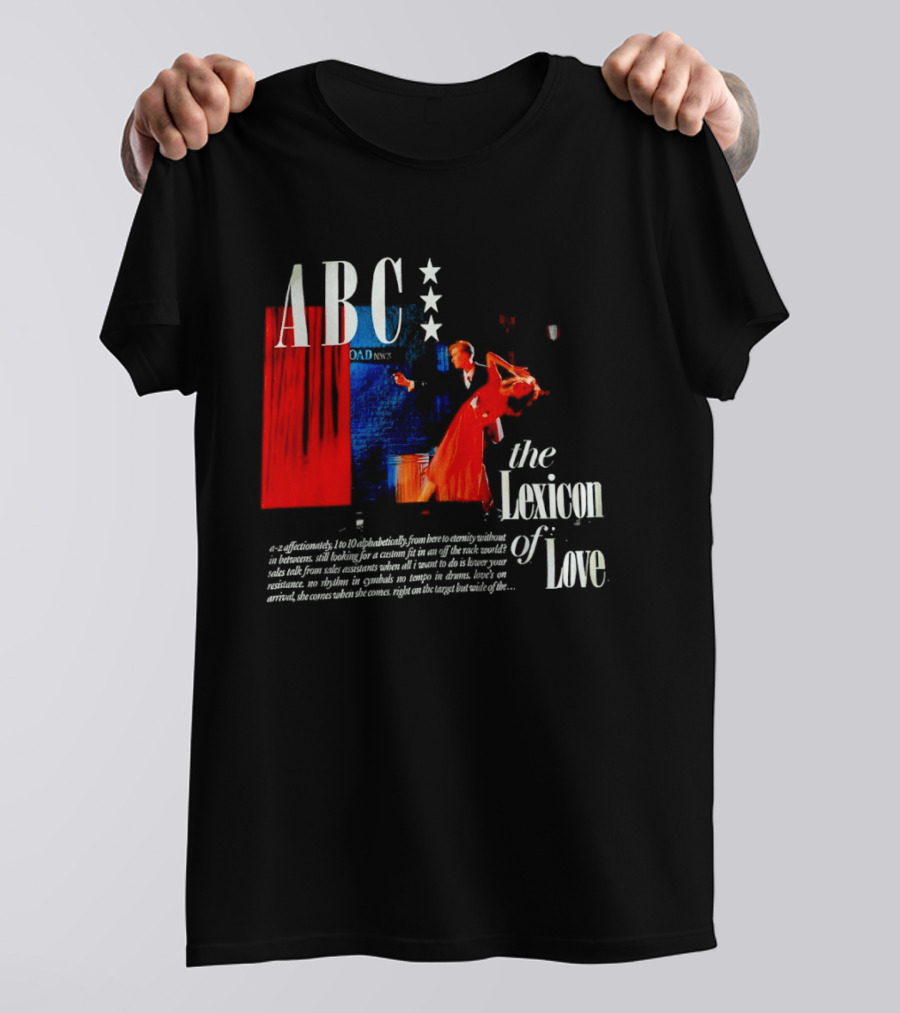 ABC The Lexicon Of Love A Z Affectionately Alphabetically T-Shirt