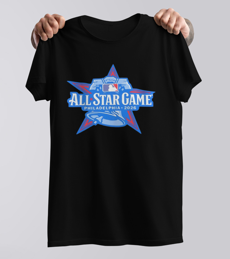 All Star Game Philadelphia 2026 MLB Liberty Bell Baseball T-Shirt