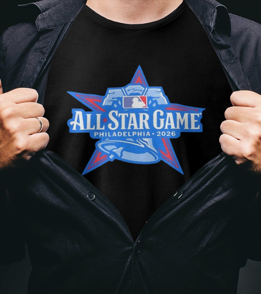 All Star Game Philadelphia 2026 MLB Liberty Bell Baseball T-Shirt