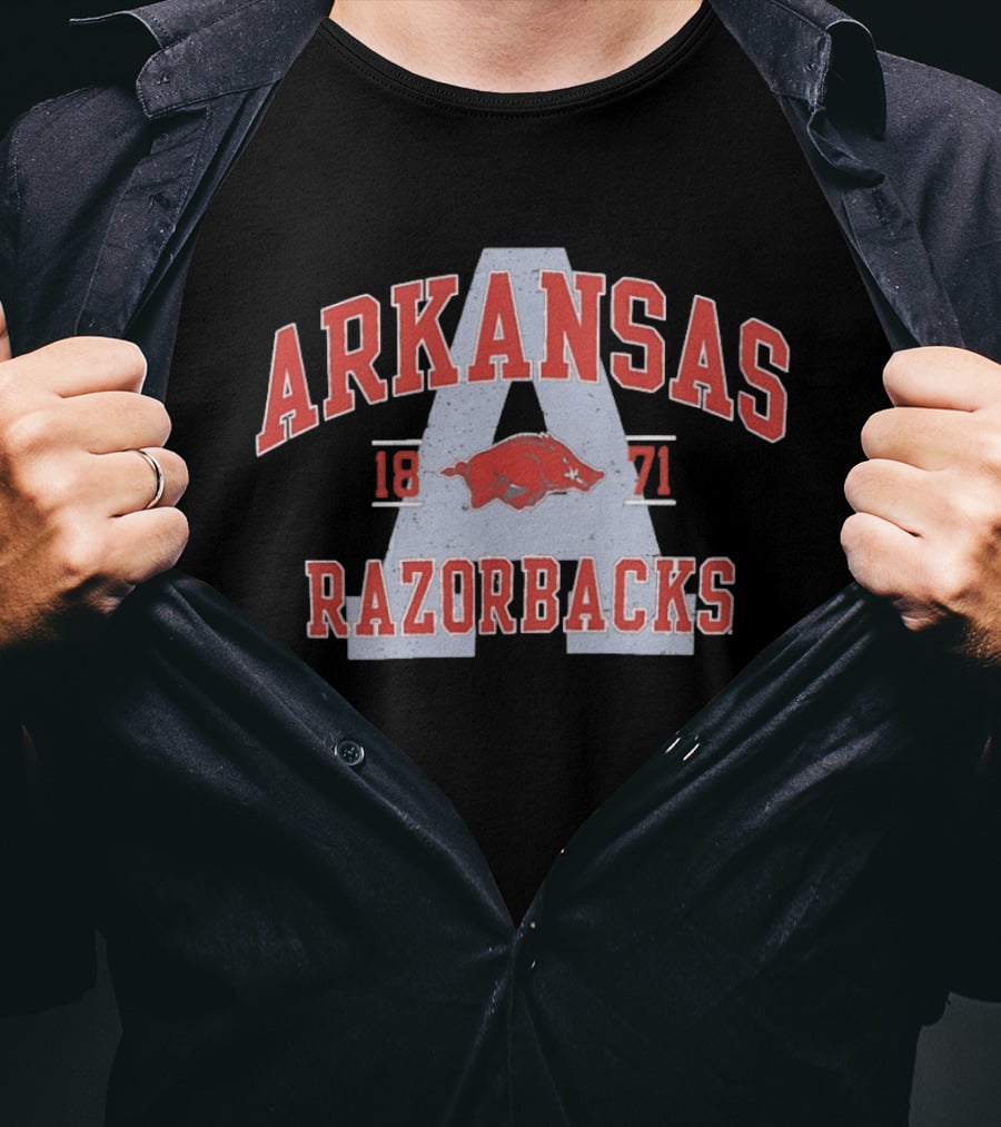 Arkansas Razorbacks 1871 University Of Arkansas Team Spirit Sportswear T-Shirt
