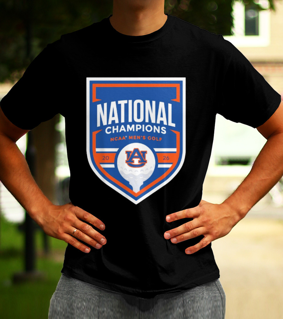 Auburn Tigers National Champions 2026 NCAA Men's Golf T-Shirt