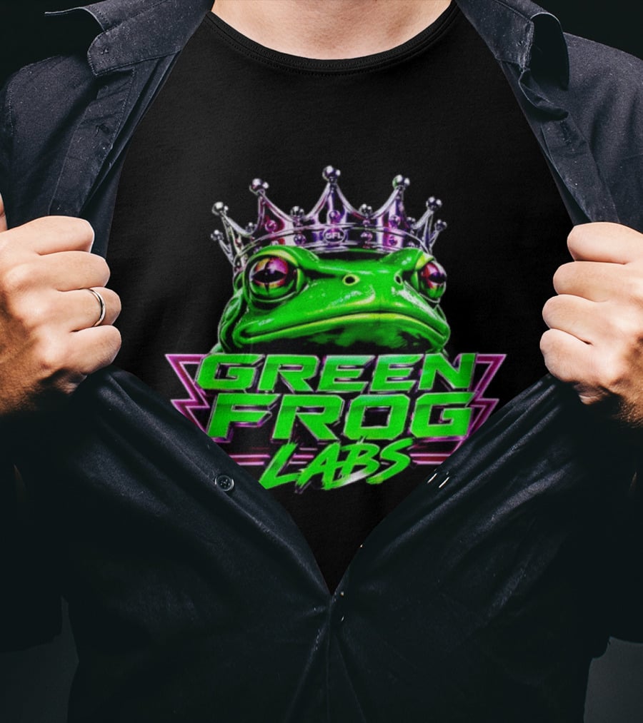Green Frog Labs Crown Frog Royalty T-Shirt