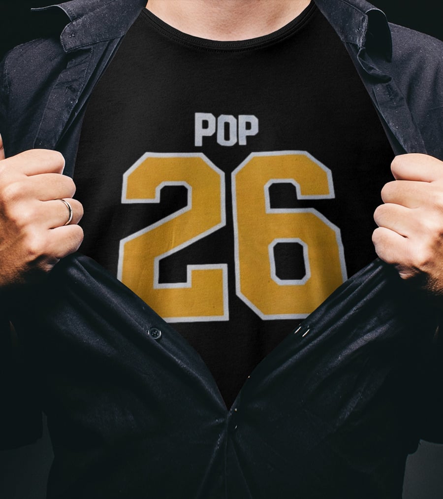 Gregg Popovich San Antonio Spurs NBA Pop 26 T-Shirt