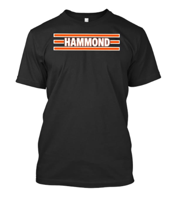 Hammond Chicago Bears Striped T-Shirt