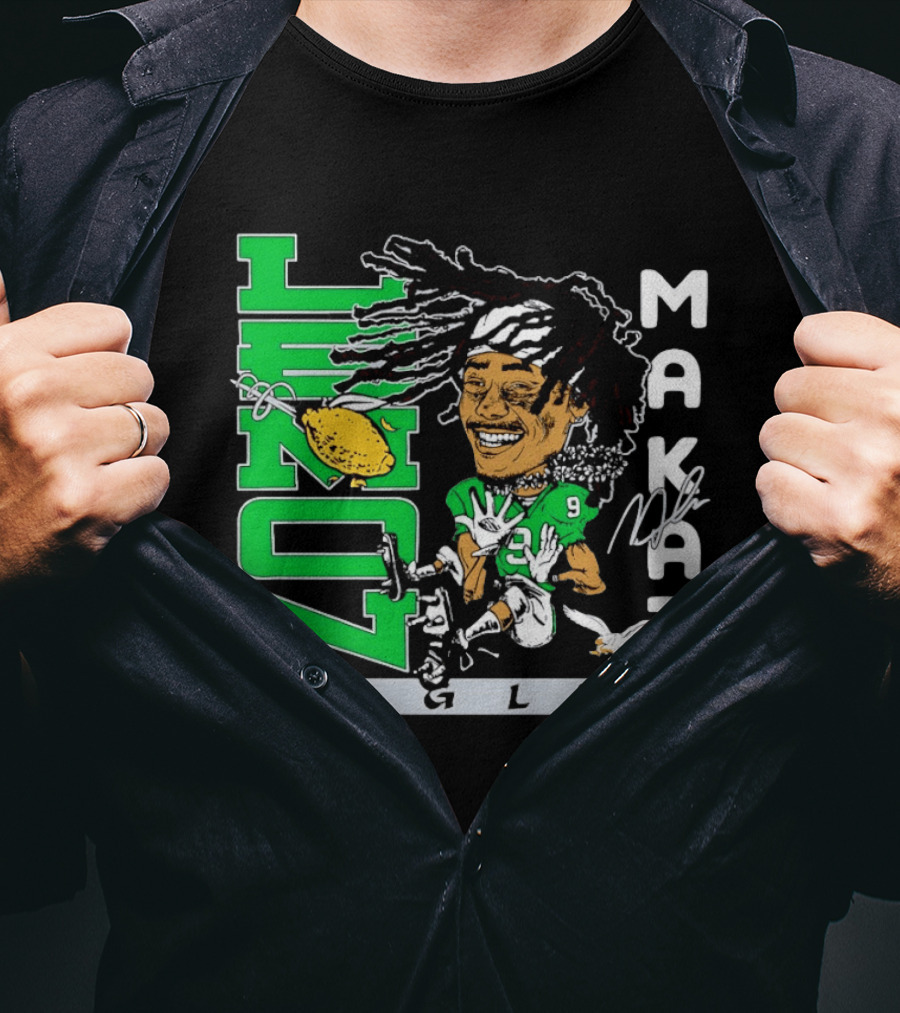 Lemon Zone Makai Eagles Jalen Hurts Philadelphia T-Shirt
