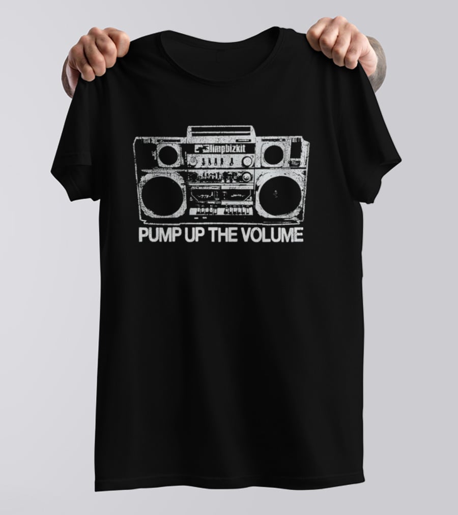Limp Bizkit Pump Up The Volume Boombox 2026 Tour T-Shirt