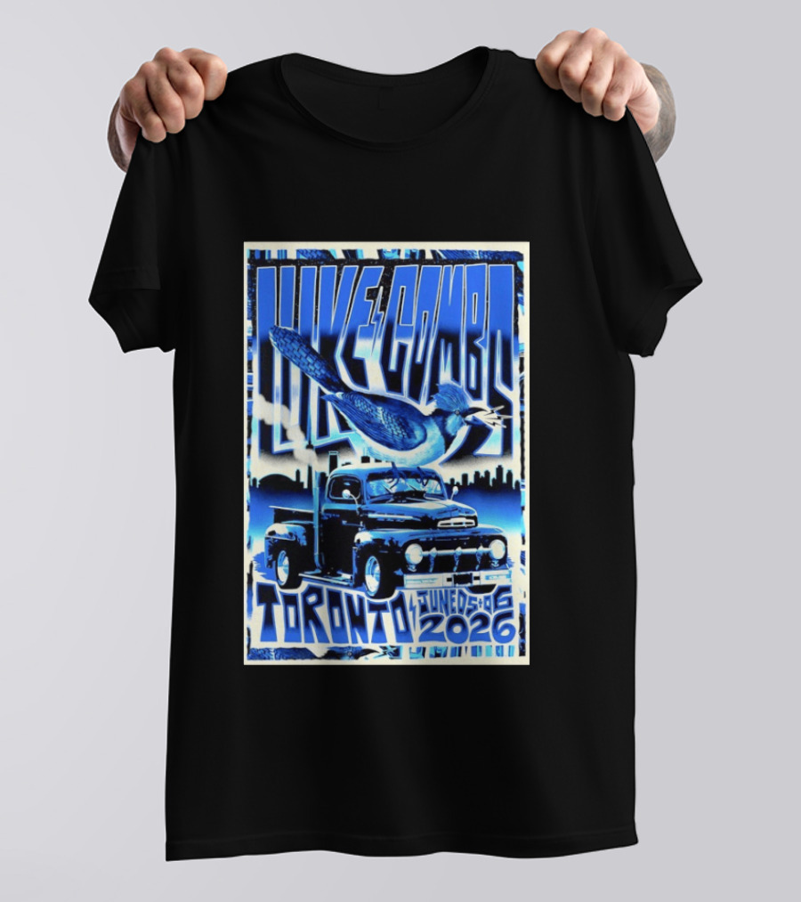 Luke Combs Toronto June 6 2026 Blue Jay Truck Concert Tour T-Shirt