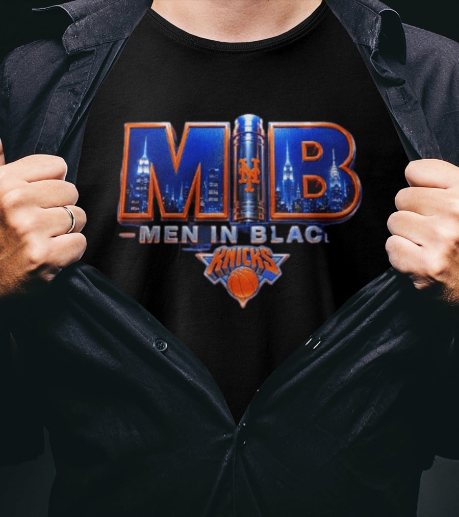 MIB Men In Black New York Knicks T-Shirt