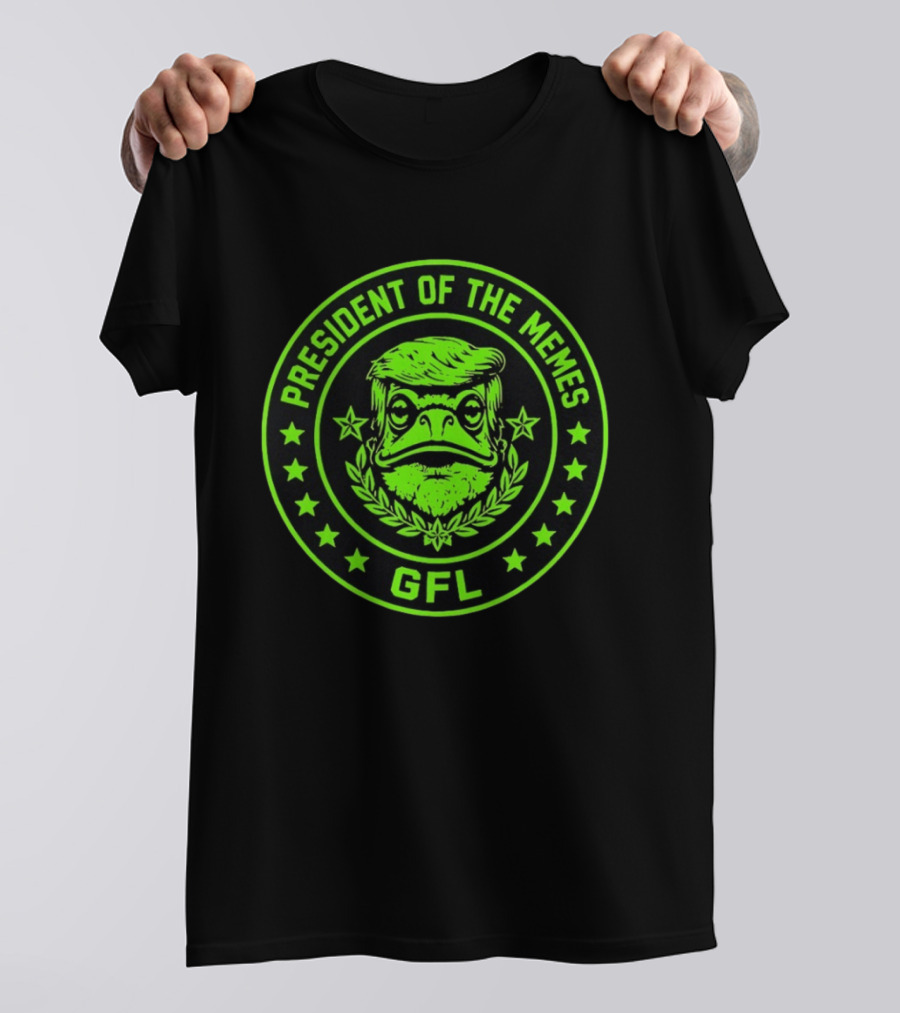 President Of The Memes GFL Donald Trump Bird T-Shirt