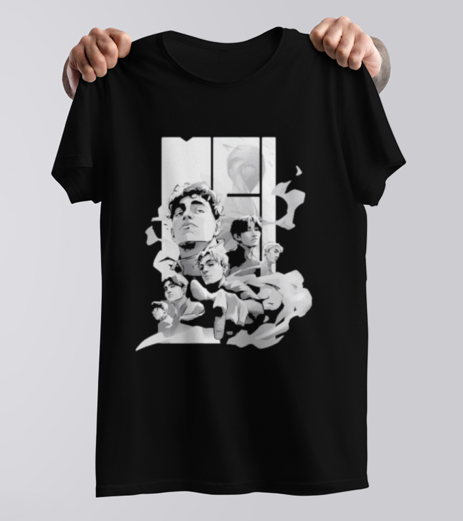 MSI Piece Of History Faces And Figures T-Shirt