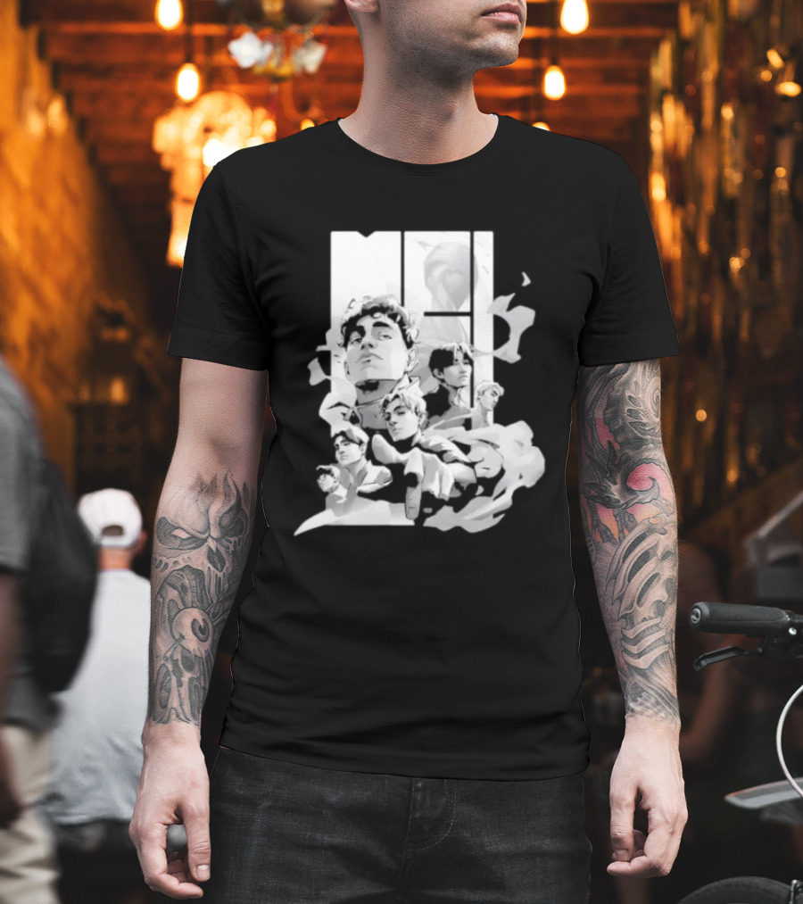 MSI Piece Of History Faces And Figures T-Shirt