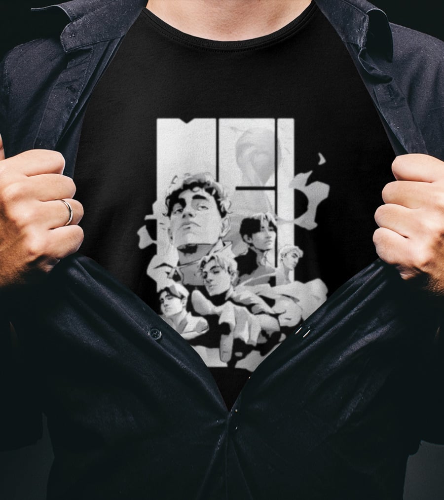 MSI Piece Of History Faces And Figures T-Shirt