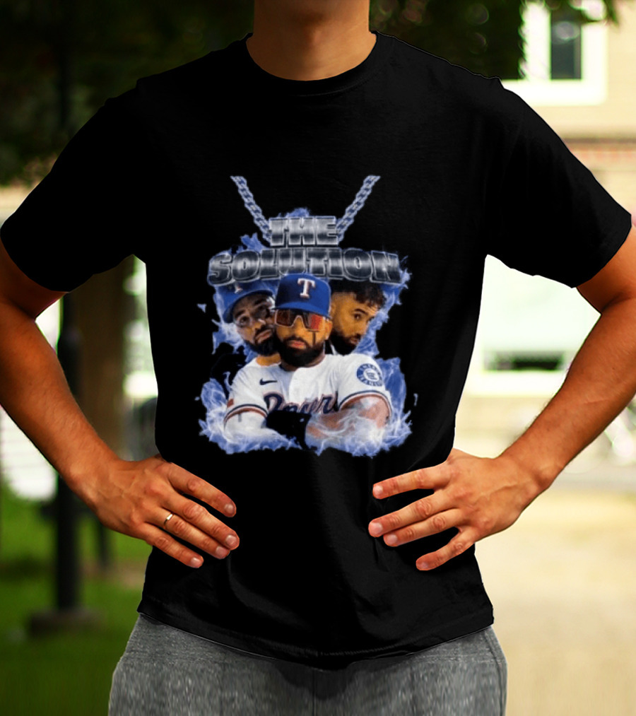 The Solution Ezequiel Duran Texas Baseball Player Chain T-Shirt