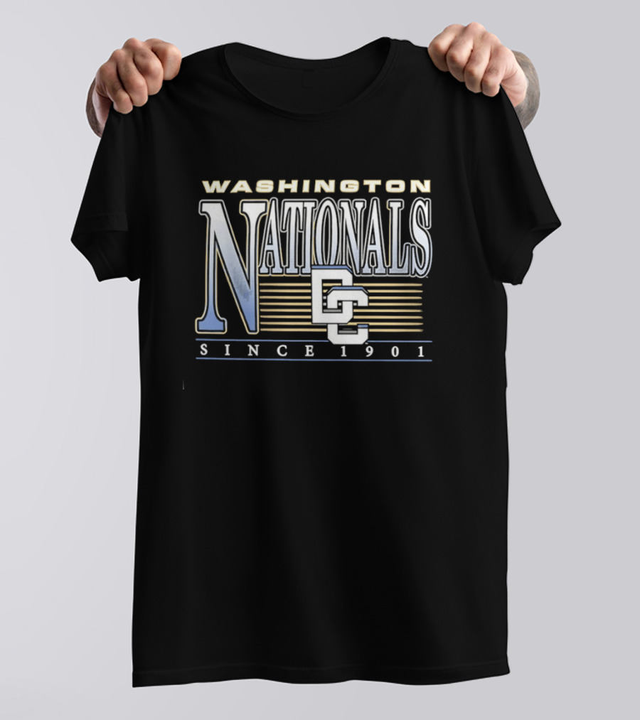 Washington Nationals DC MLB Baseball Sport League Team Since 1901 T-Shirt