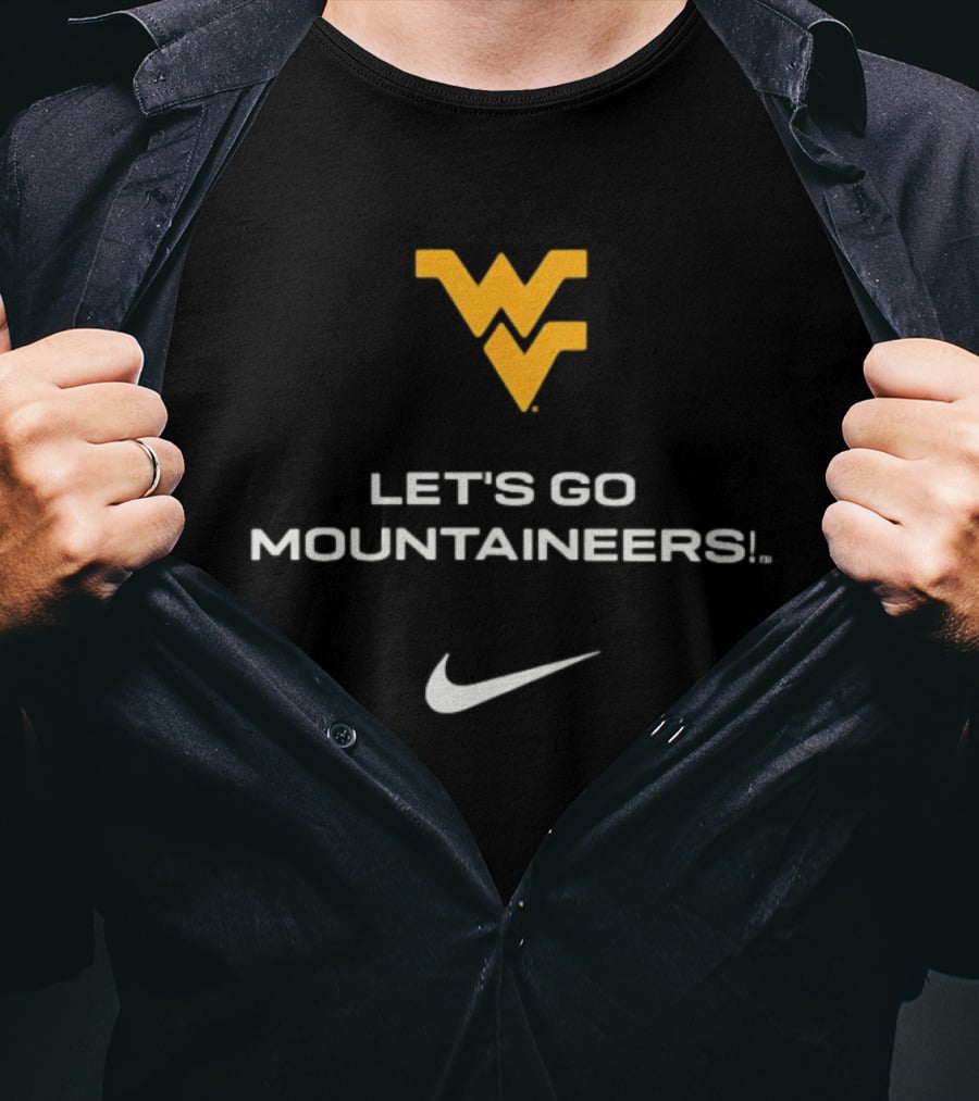 West Virginia Mountaineers Let's Go Mountaineers Nike T-Shirt