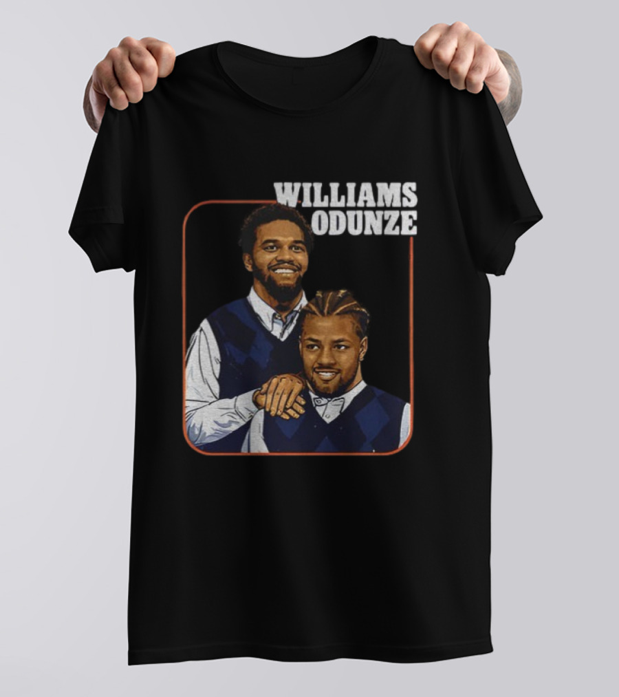 Caleb Williams Rome Odunze Vintage Step Brothers Bears T-Shirt