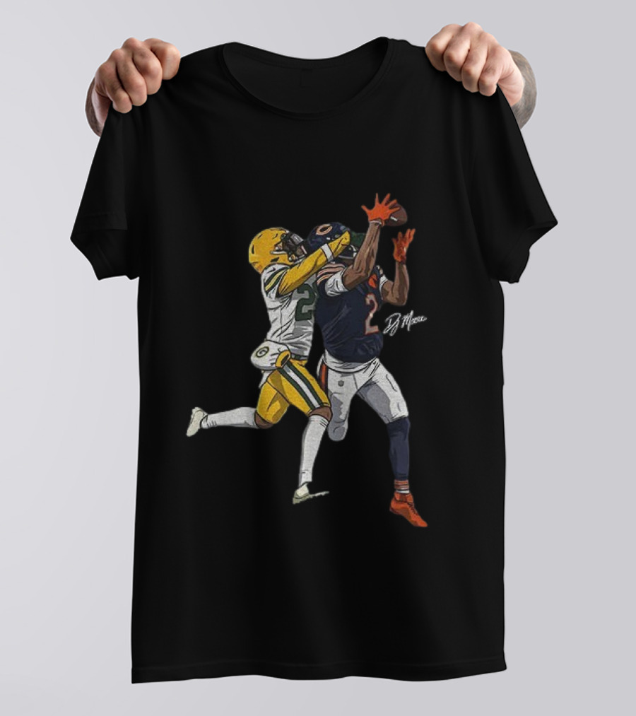 DJ Moore Chicago Bears Game-Winning Touchdown Against Green Bay Packers T-Shirt