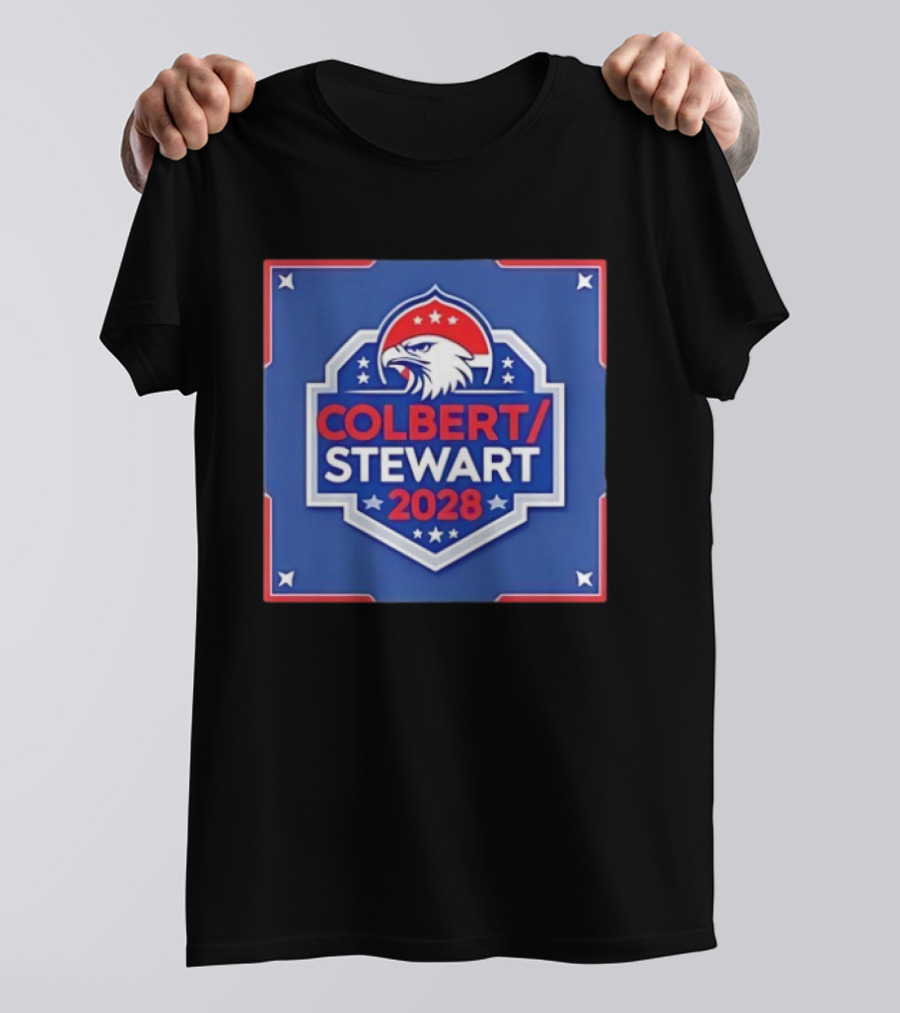 Colbert Stewart 2028 Eagle Stars Badge T-Shirt